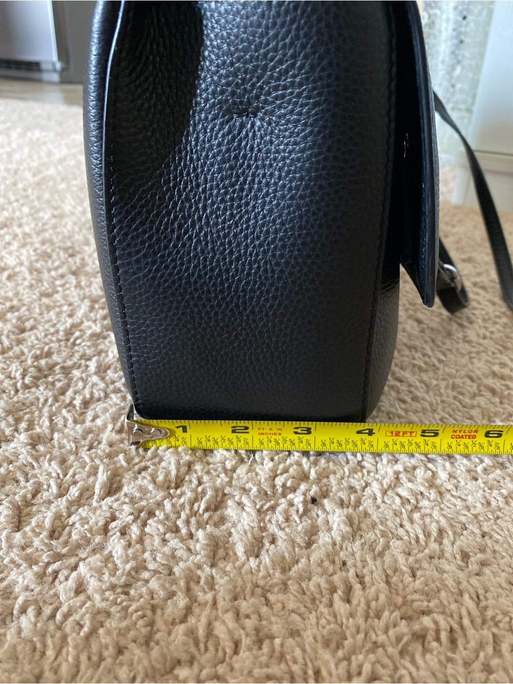 Women’s soft leather black shoulder bag New - Picture 9 of 13